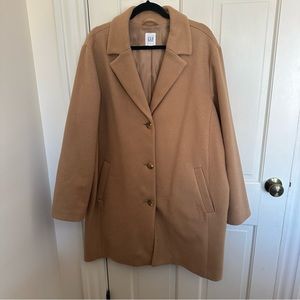 Camel Long Topcoat
